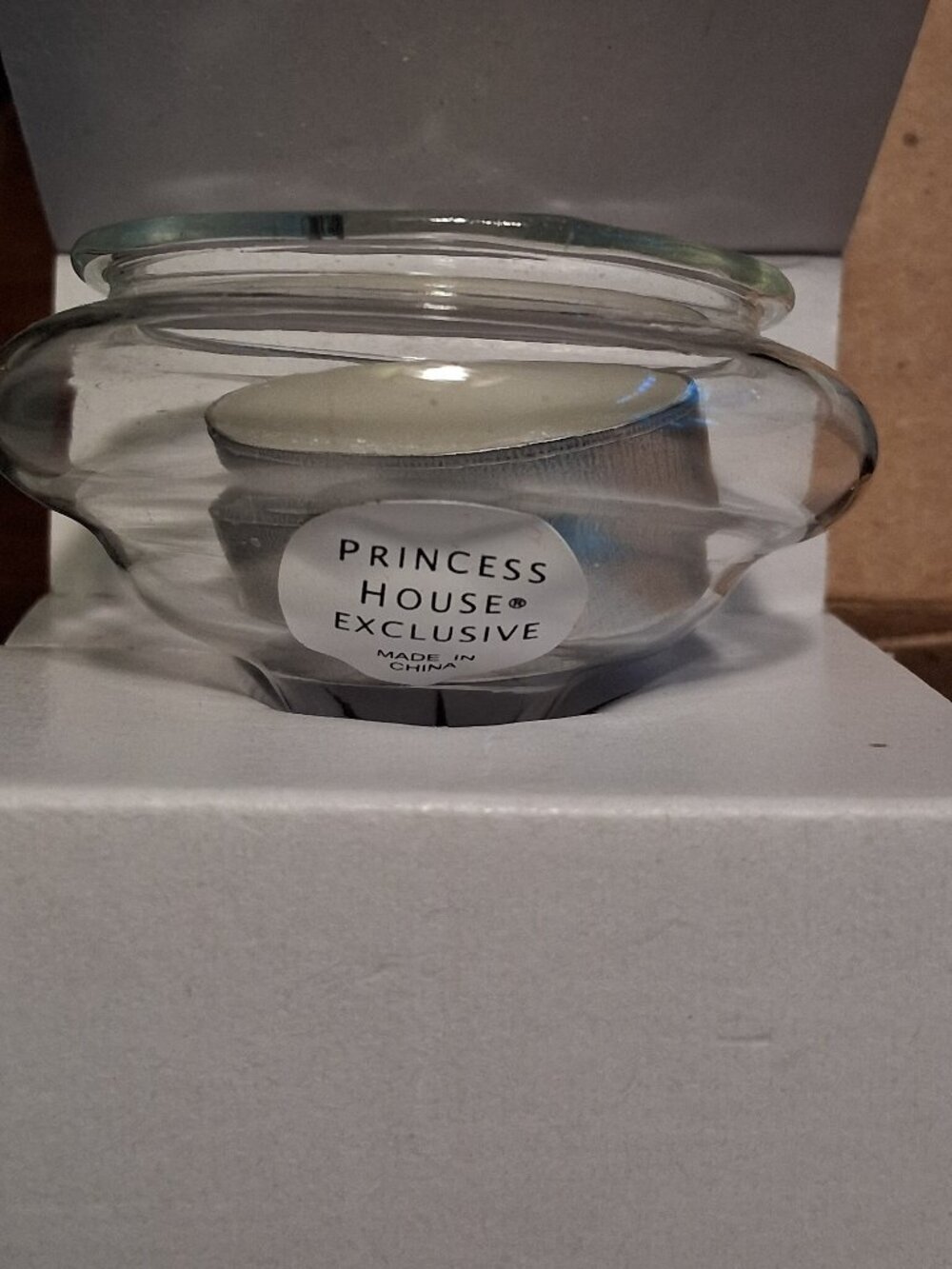 Princess House Crystal Floating Tealight Holders – Set of 4 – NOS #181